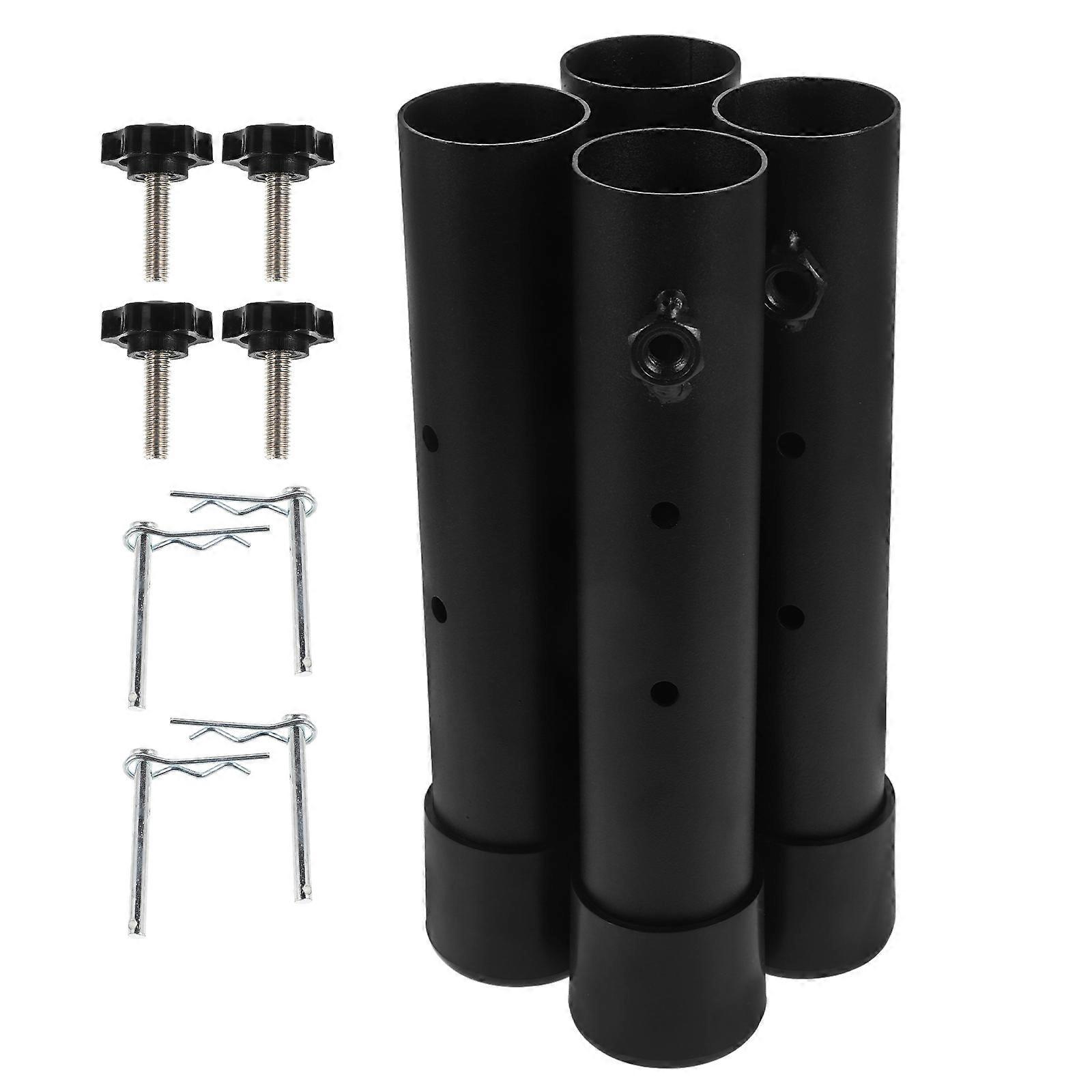 Stability Enhancement Table Leg Extenders Folding Design Workbench Steel 4Pcs