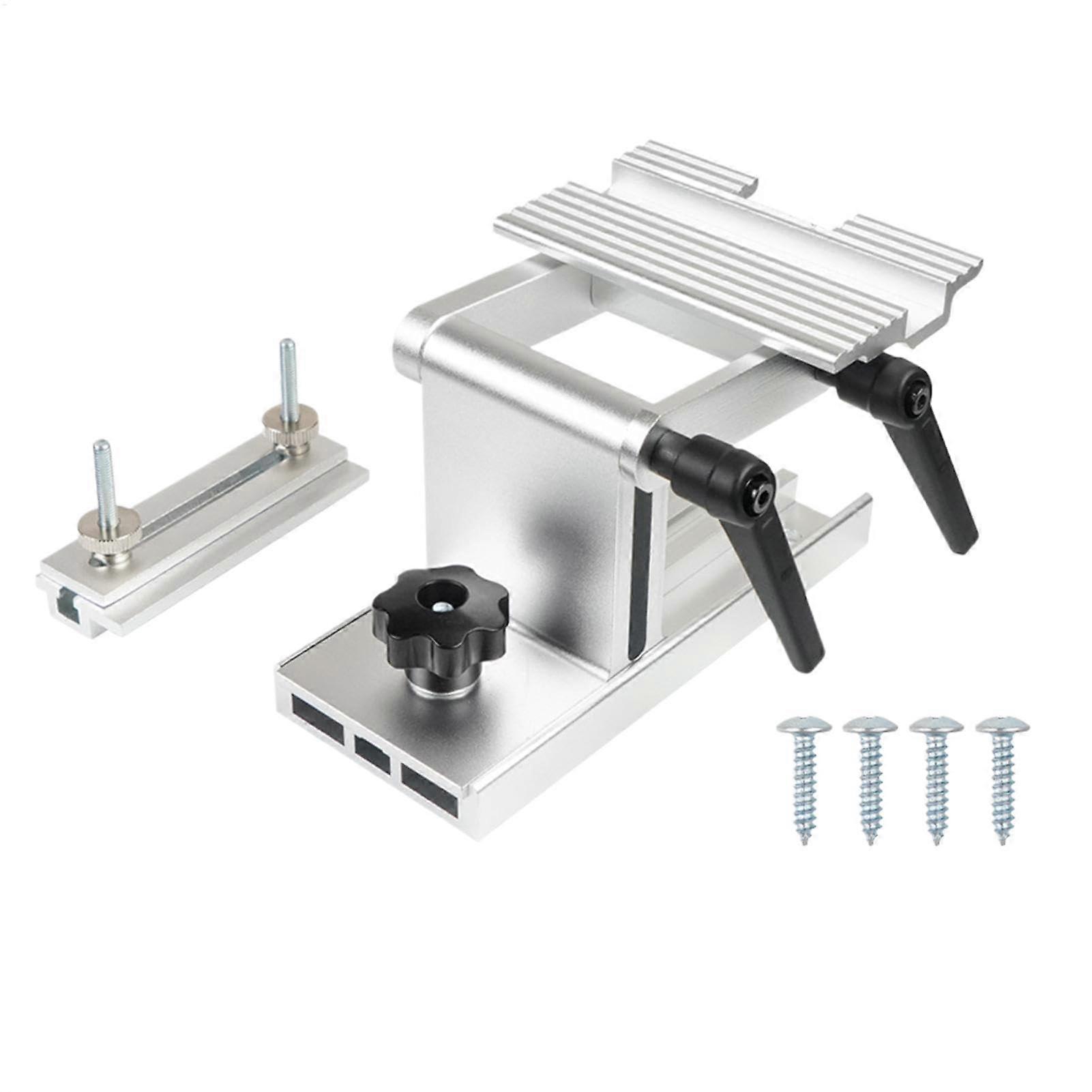Grinding Tool Support Template for Bench Sander - Adjustable Sanding Template for DIY Projects - Silver Color
