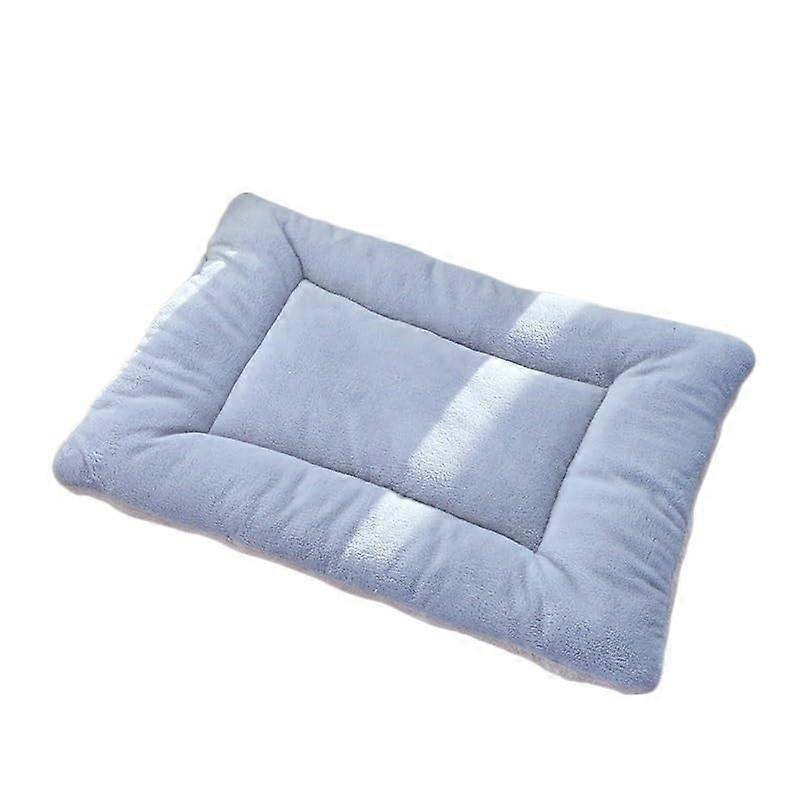 Square Pet Dog Bed Mat, Flannel Pad, Washable, Cat Blanket, Warm Pet Sleeping Mat (Color: 2, Size: 114x75cm)