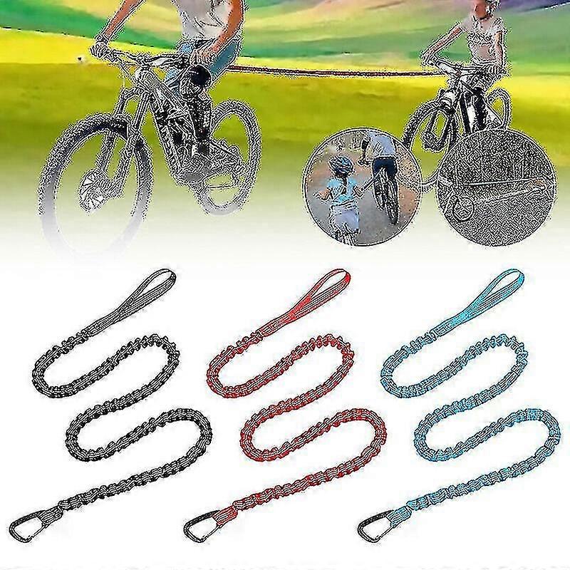 Barn Cykel Bogsering Rep Elastisk Cykel Dragrem Cykel Bogsering Rep 0619
