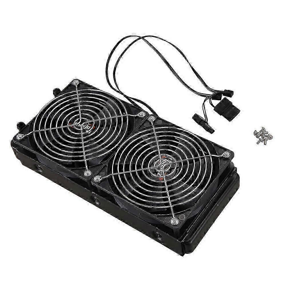 240mm Aluminum Heat Exchanger Radiator with Fan for CPU PC Water Cooling - Efficient 10 Pipe Design for Optimal Performance