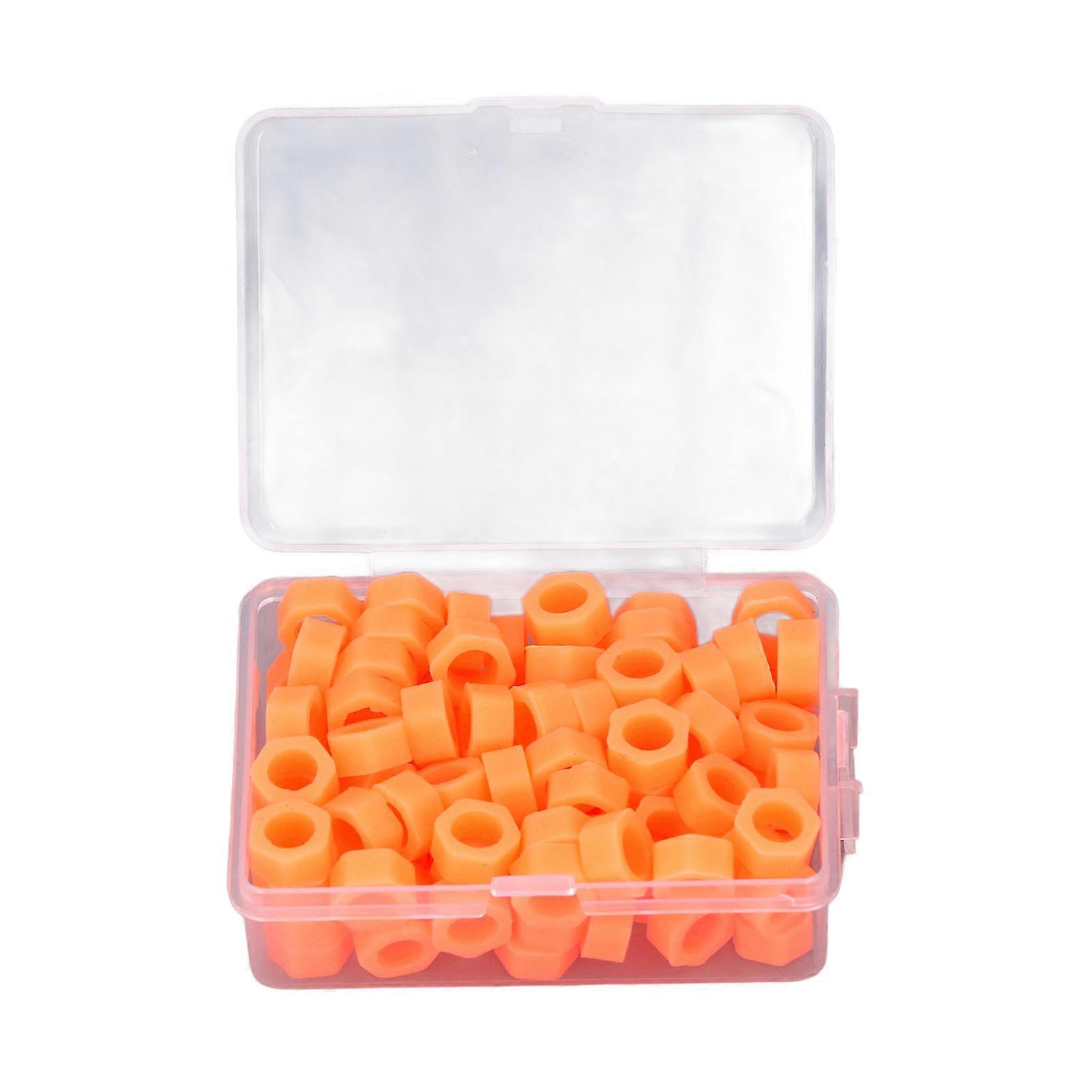 100Pcs Dental Marking Coding Ring High Temperature Cleaning Available Silicone Clinic Marking Ring
