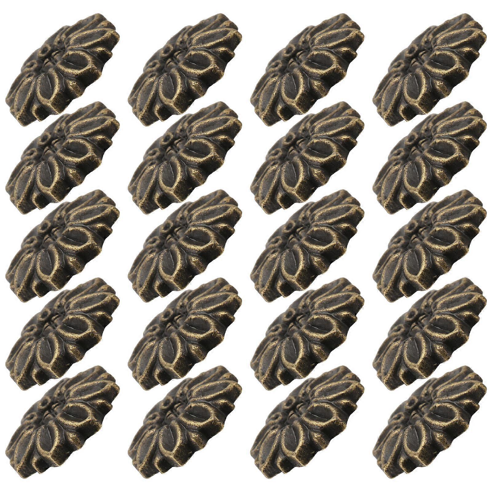Decor Zinc Alloy Applique for Furniture Retro Style Home Decoration 20Pcs