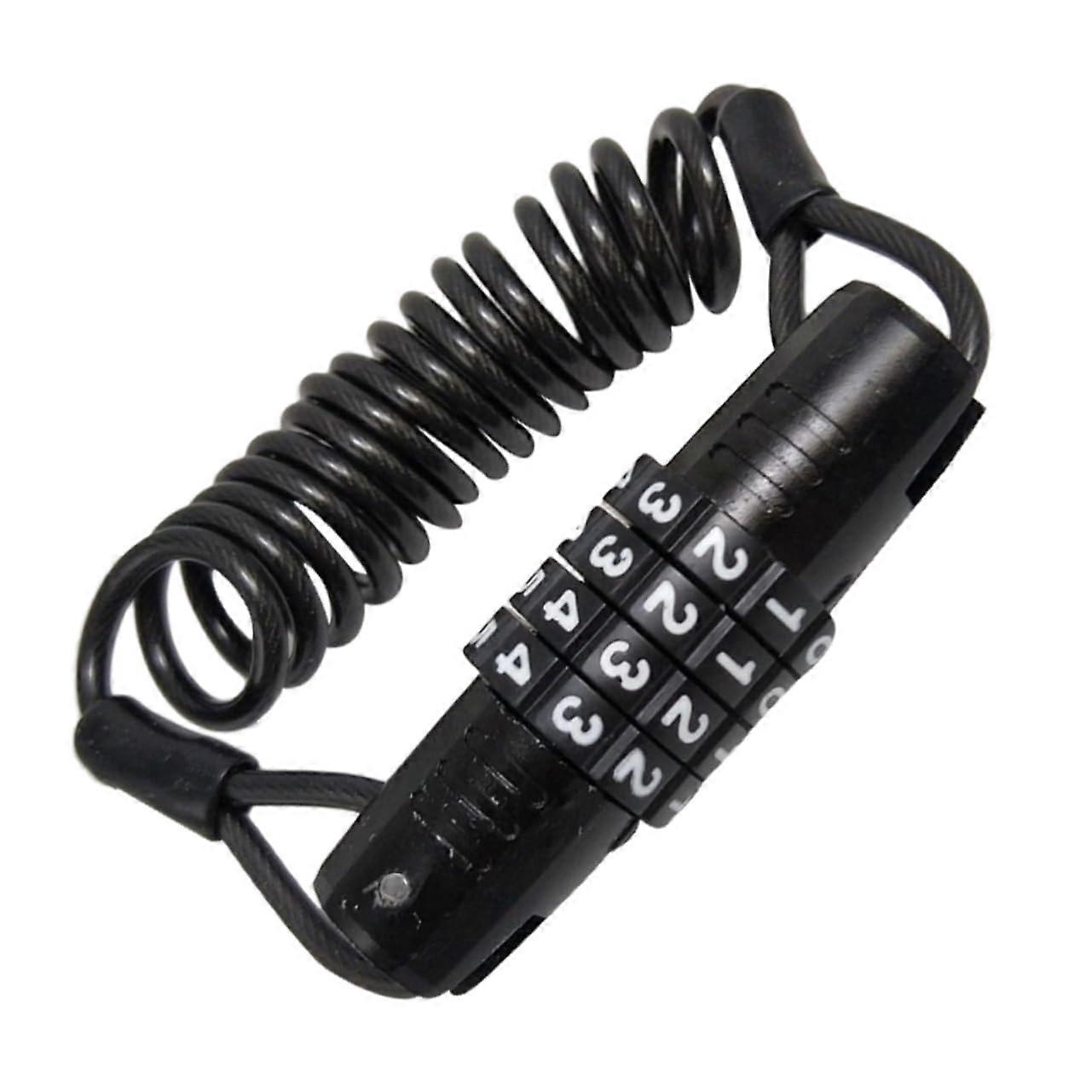 Portable Bicycle Password Lock AntiTheft Cable Lock for Bikes and Scooters, Durable and Compact to Protect Your Vehicle