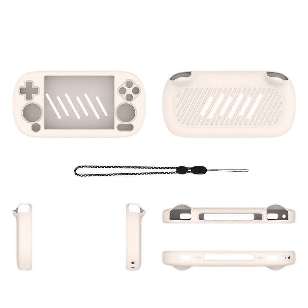 RG40XX H Retro Handheld Game Console Soft Silicone Protective Case With Scratch Strap Cover Compatible With RG40XX H