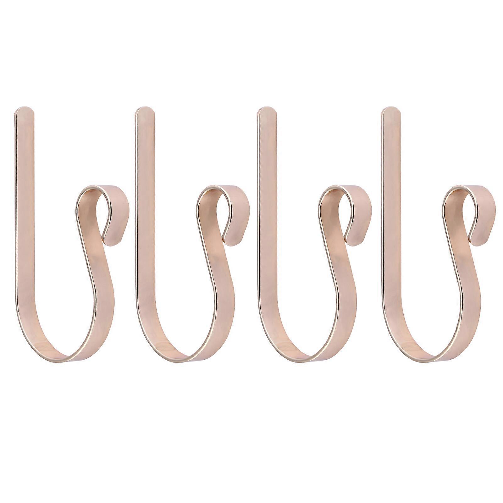 Stocking Hangers Multipurpose Hangers Golden Simple and Practical Christmas Parties 1Set