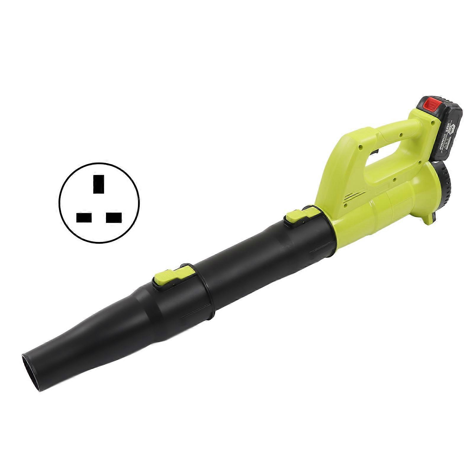 Blower 12000RPM 42m/s Speed 1 Button Control Cordless Leaf Blower for Snow Debris Dust 100‑240V UK Plug