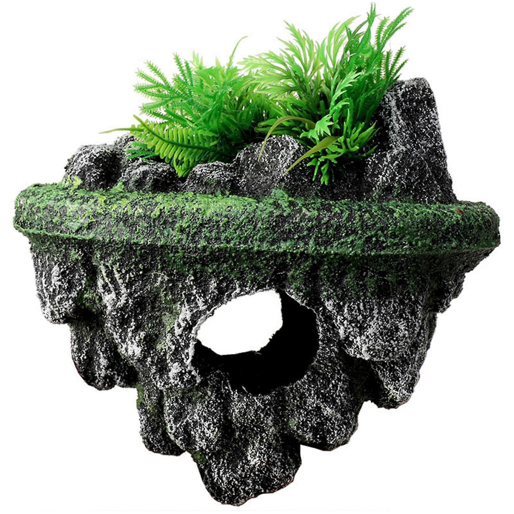 Floating Fish Tank Decorations - Hanging Rock Foam for Aquarium, Simulation Swimming Decor for Betta, Snails, and Fish Landscaping