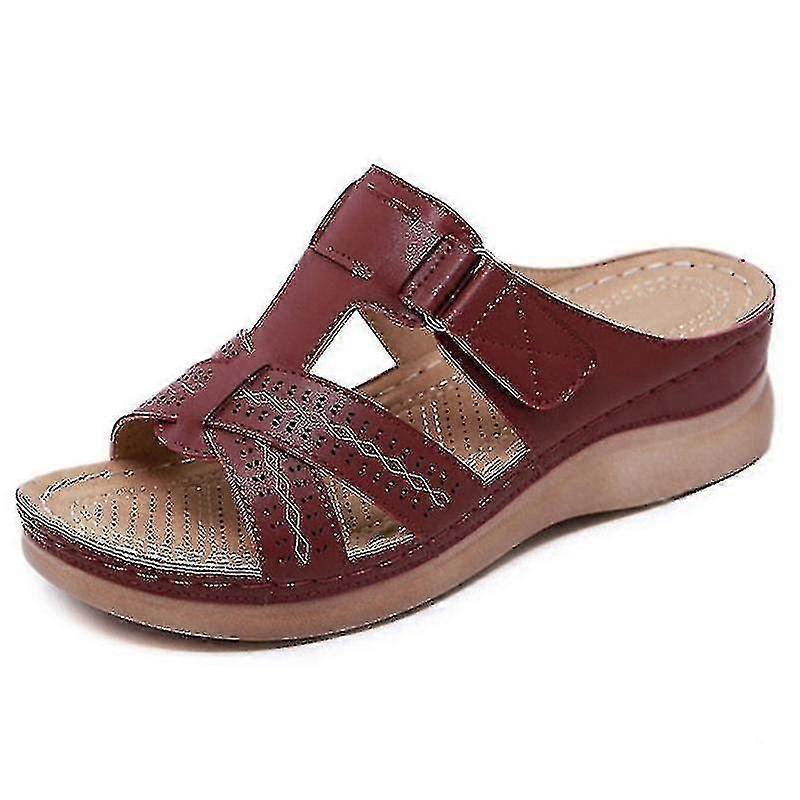 Ladies Orthopedic Shoes Open Toe Sandals Ladies Platform Slippers Summer Beach Rubber Soft Sole