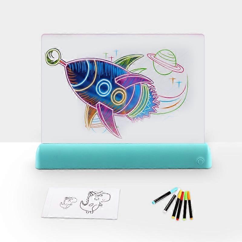 3D Painting Fluorescent Plate