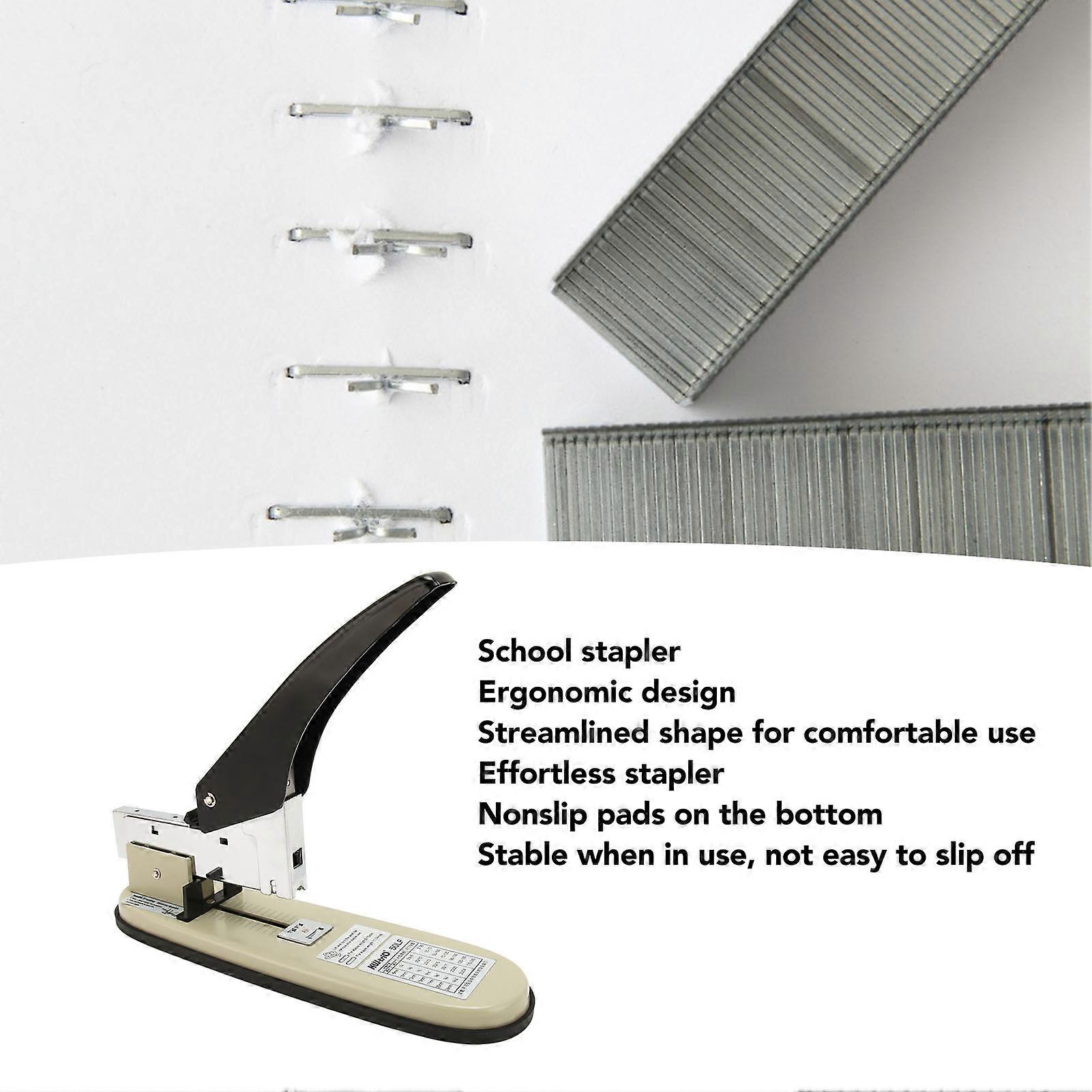 Office Stapler 210 Sheet Capacity Effortless Ergonomic Desk Stapler School Stapler for Home Print Store