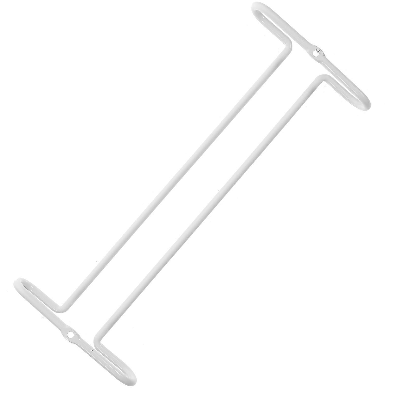Hanging Cup Holders Iron Material Space Saving For Commercial Users 26X11.2X3.2CM 1Pack