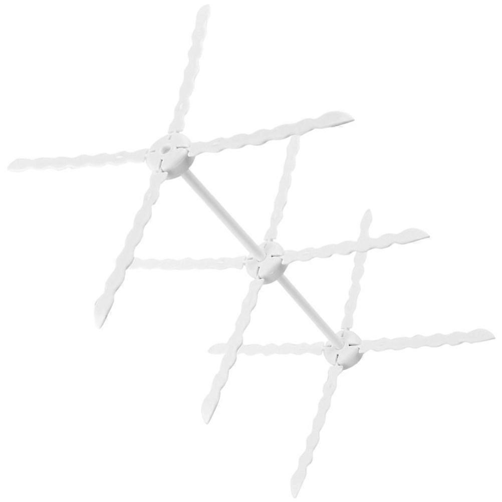 Fondant Flower Drying Stand White Plastic Space-Saving Flower Dry Stand for Storage