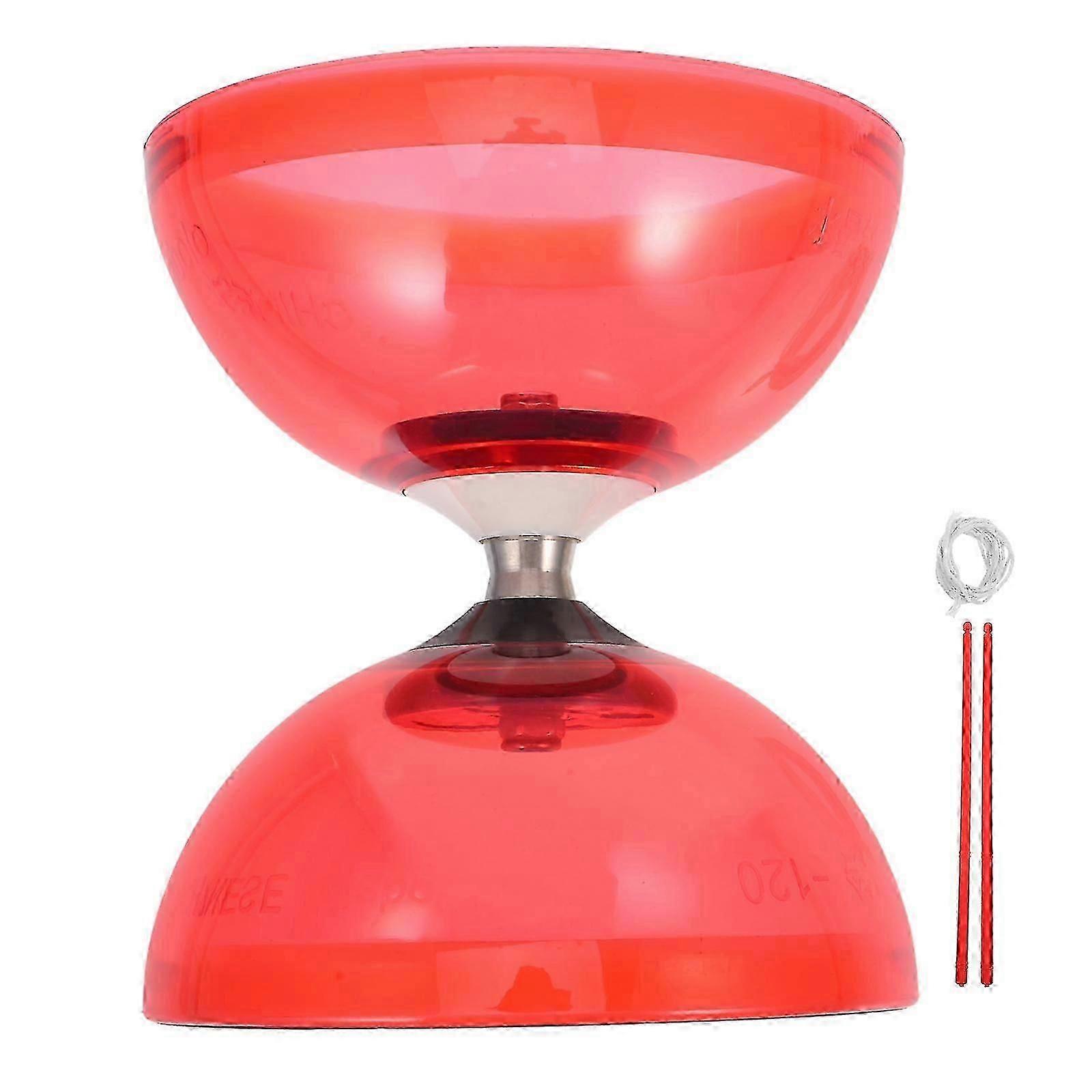 1 Set of Outdoor Diabolo Triple Bearing Diabolo Chinese Juggling Diabolo Toy for Beginners