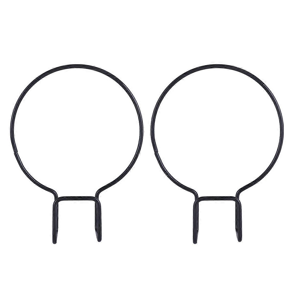 2 Pcs Flower Pot Holder Ring Plant Frame Hanging Flower Pot Bracket
