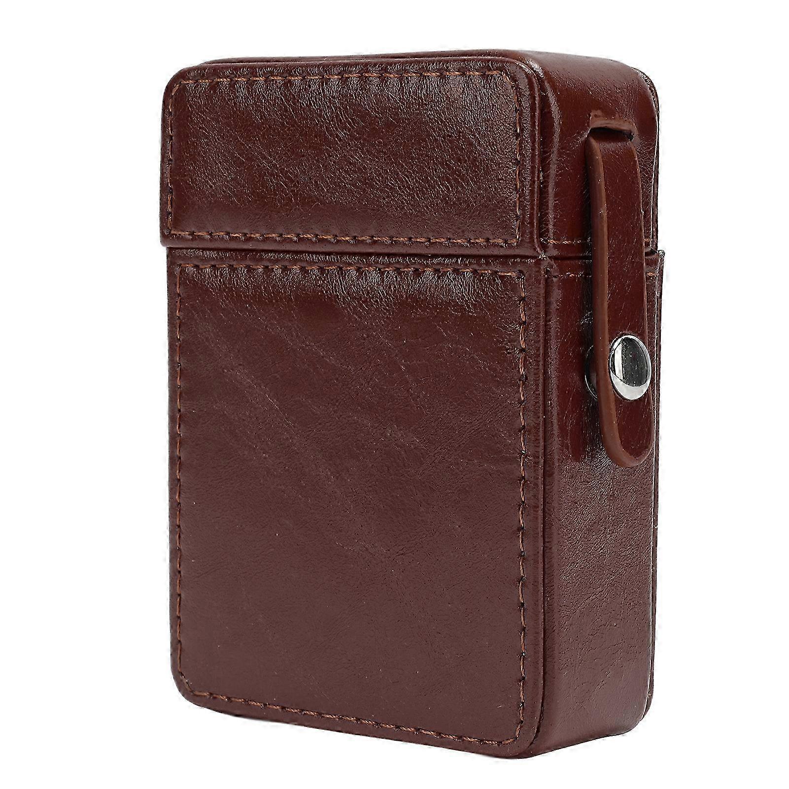 2025 PU Leather Cigarette Case for 20pcs Portable and Durable Design