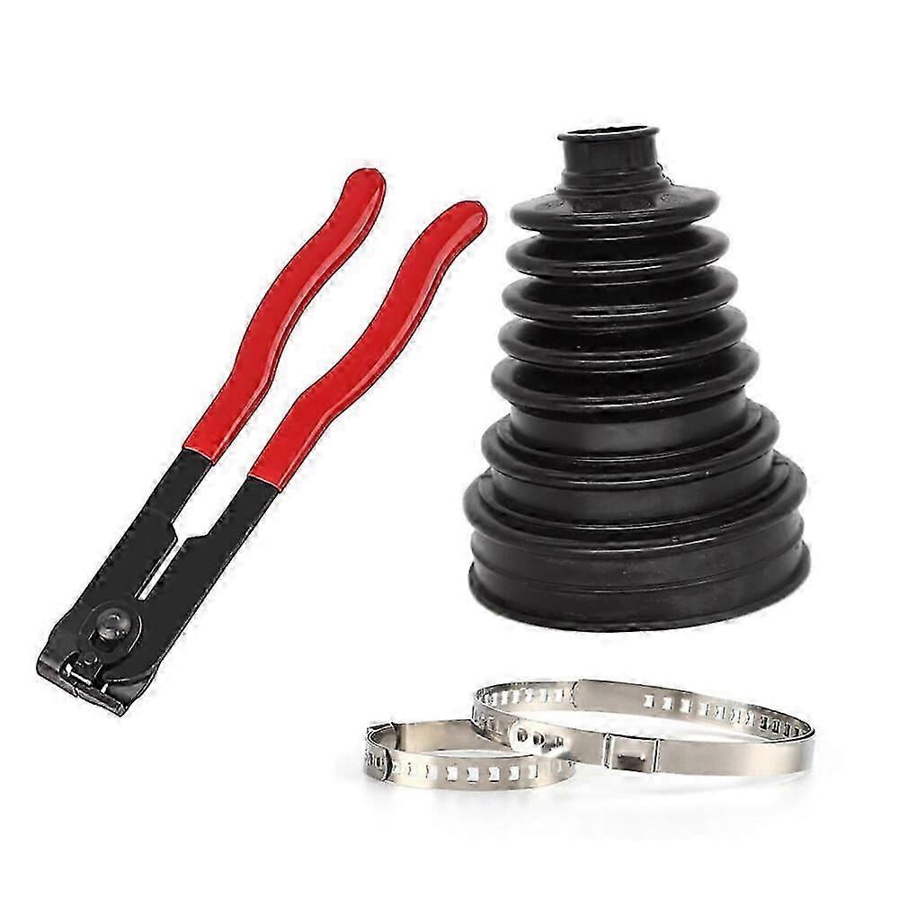 Universele Split CV Boot Kit Aandrijfas Rekbare Rubber Buitenste Beenkappen Easy Fit