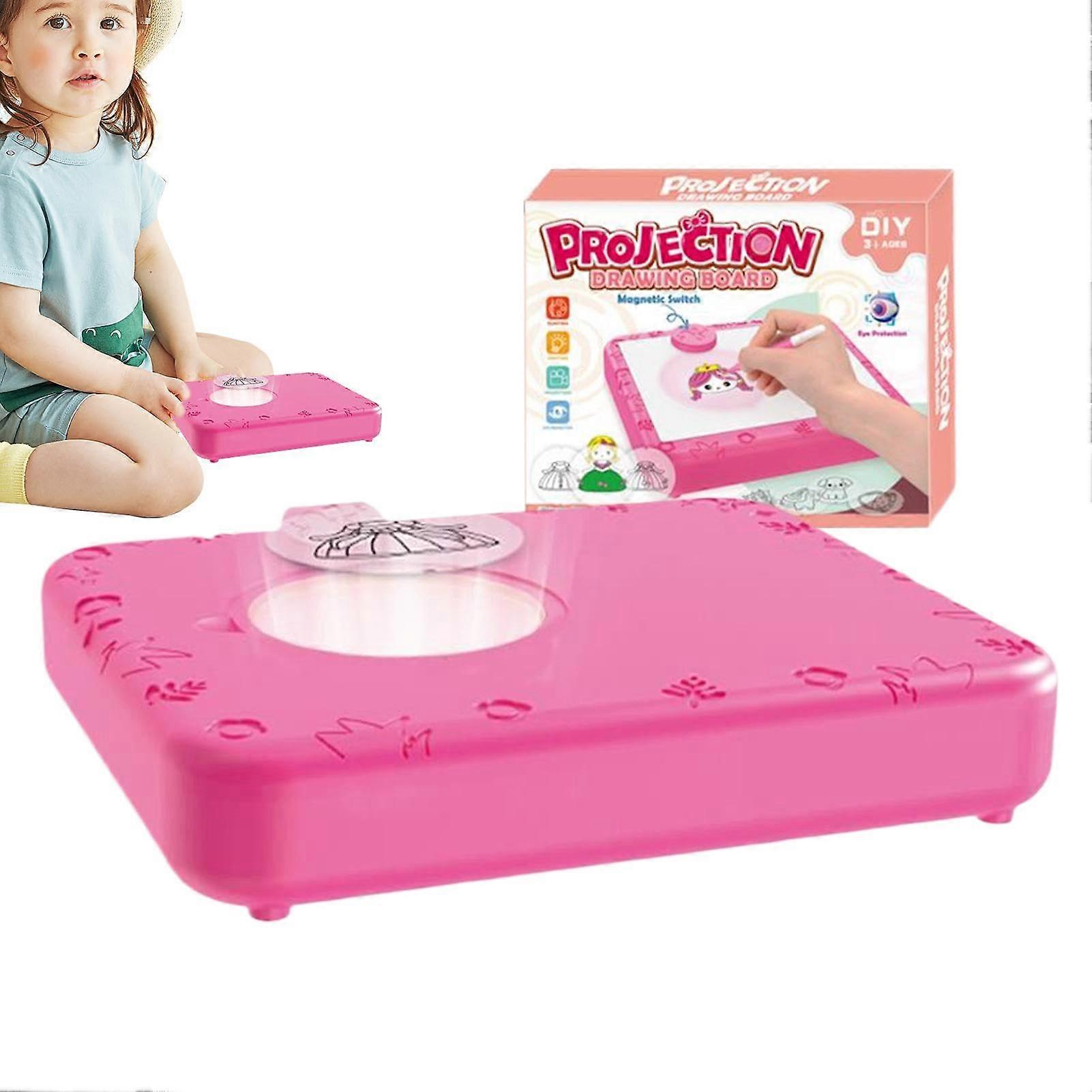 Drawing Projector for Kids, Interactive Painting Kit for Ages 3+, Educational Sketching Toy with Adjustable Brightness and Color Options