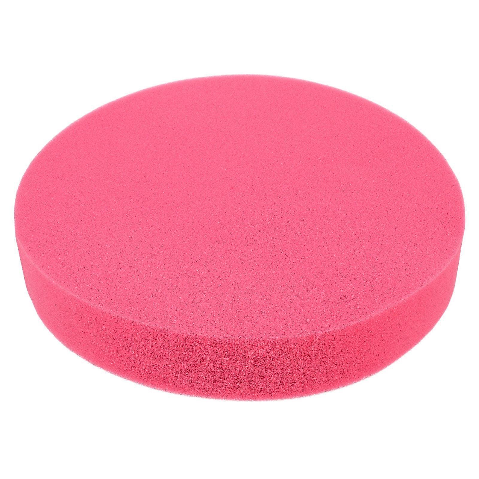 Round Clay Pad Sponge Mat For Crafts And Pottery Supporting Suitable For Hobbyists Color Pink Preventing Deformation 1Set