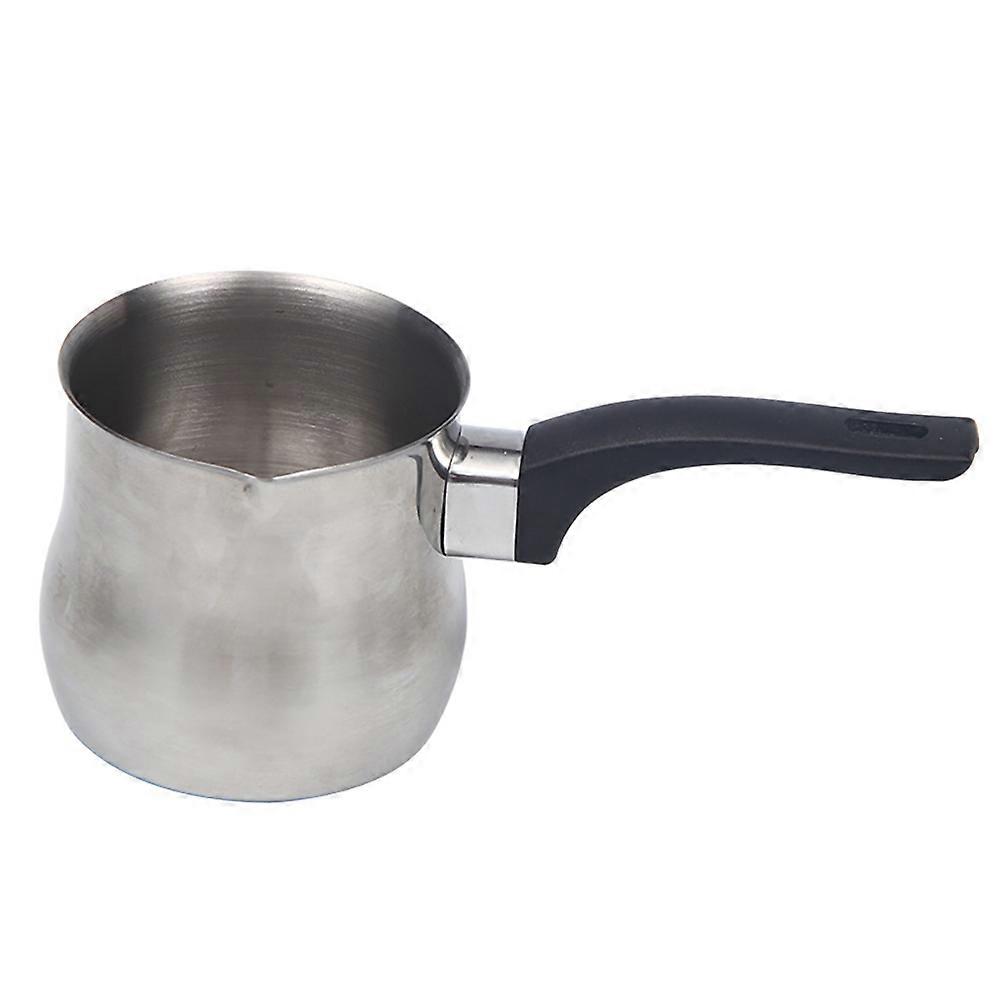 Frothing Pitcher Jug For Coffee Preparation Contains 250ml Rust-Proof Ergonomic Handle Silver Design 1Pack
