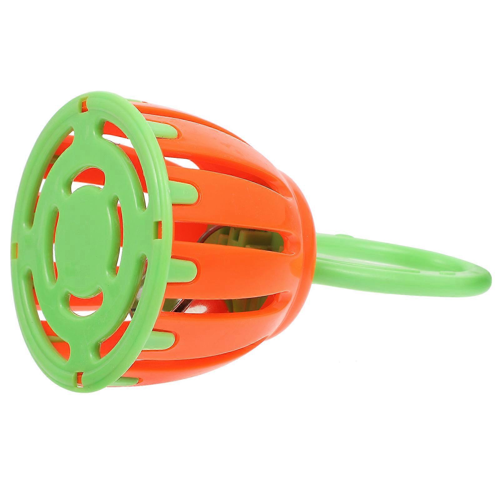 Baby Lantern Shaped Hand Bell For Children Auditory Stimulation Red Color 1Pack