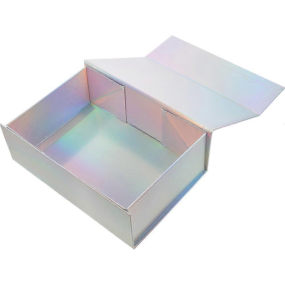 Rectangular Gift Box Collapsible Paperboard 1 Set Magnetic Wrapping Box