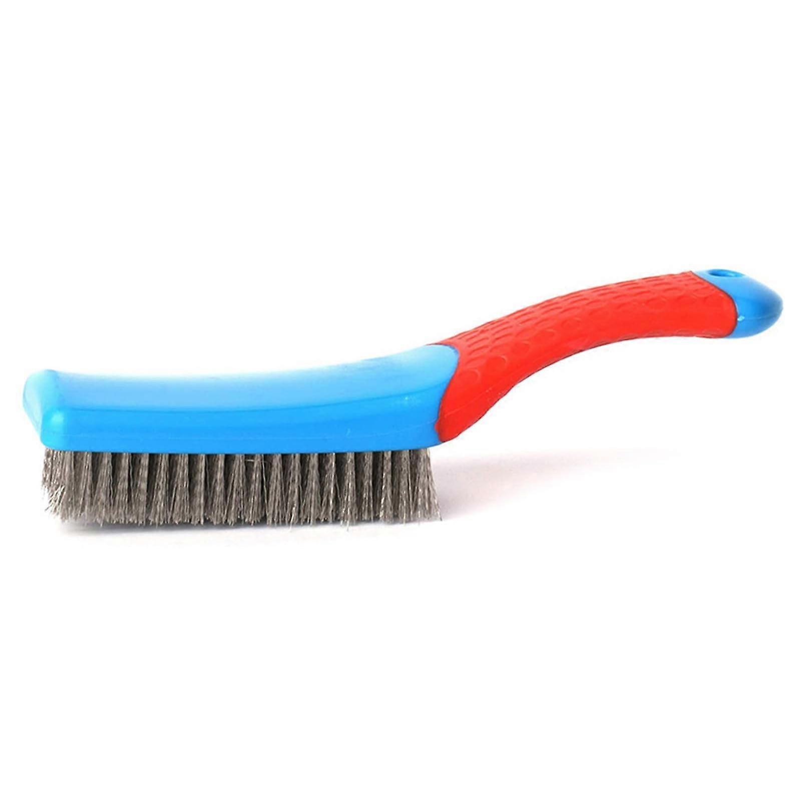 Ergonomic Steel Wire Brush Heavy Duty Design for Cleaning, Rust Removal, and Surface Preparation
