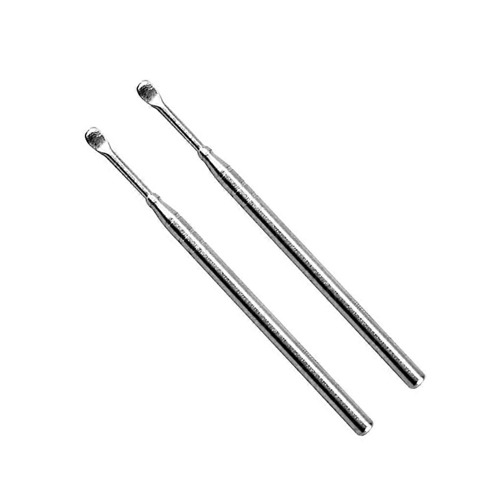 Stainless Steel Ear Cleaning Tool for Safe and Effective Earwax Removal at Home 2pcs Silver