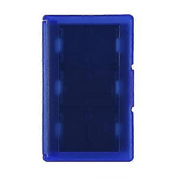 24-in-1 TF Card Box Game Memory Card Case Holder Storage for Nintendo Switch Blue