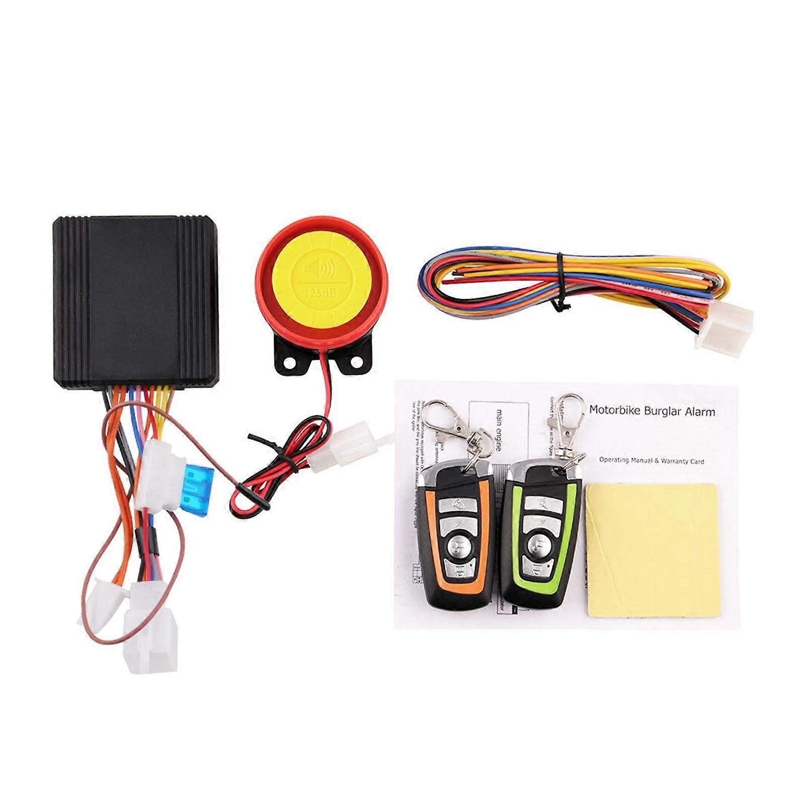 Motorcycle lock, Motorcycle steering lock, Universal twoway motorcycle scooter antitheft system, Motor start remote control key