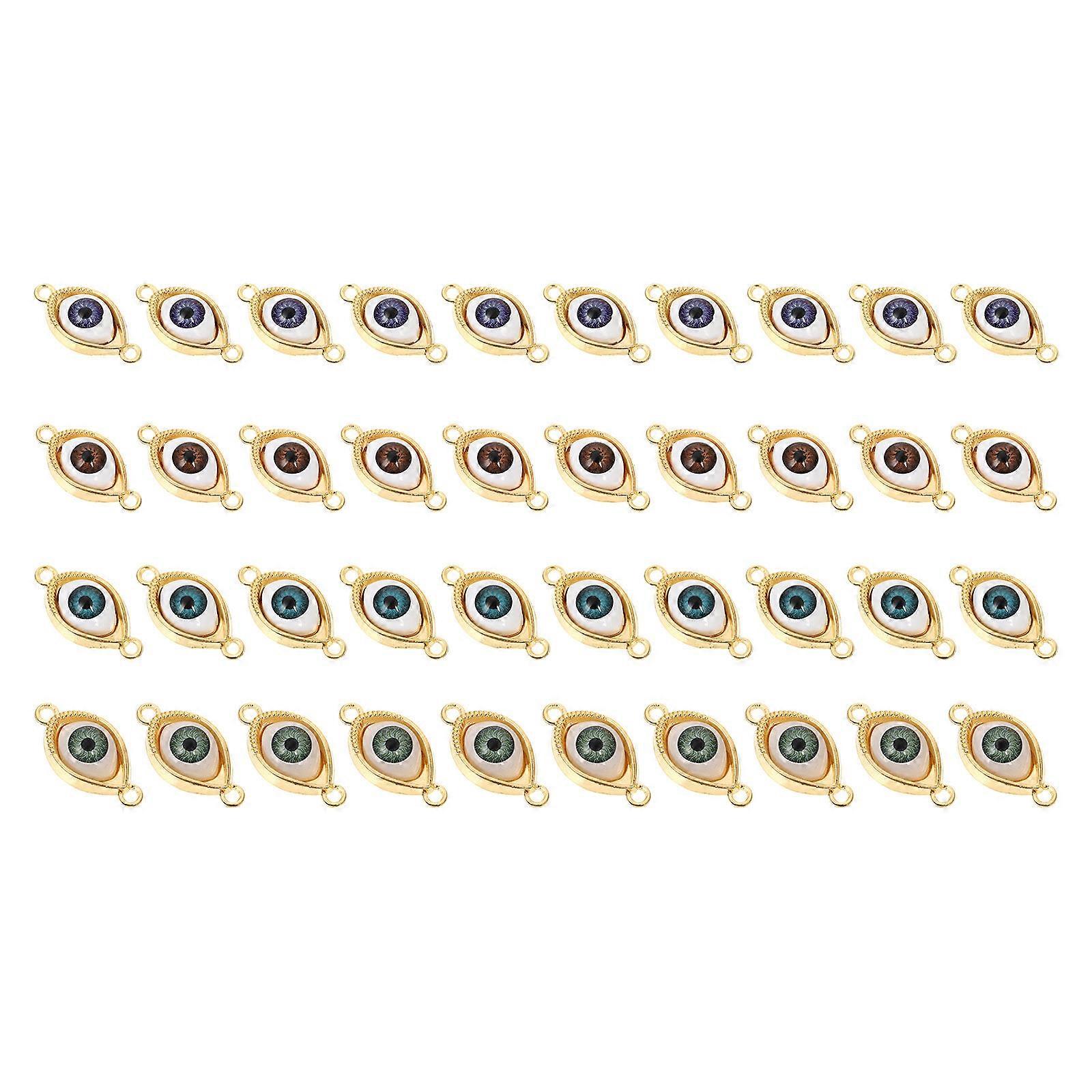 Versatile Charm Components, Eye Shape Details Suitable for Various Jewelry Crafts