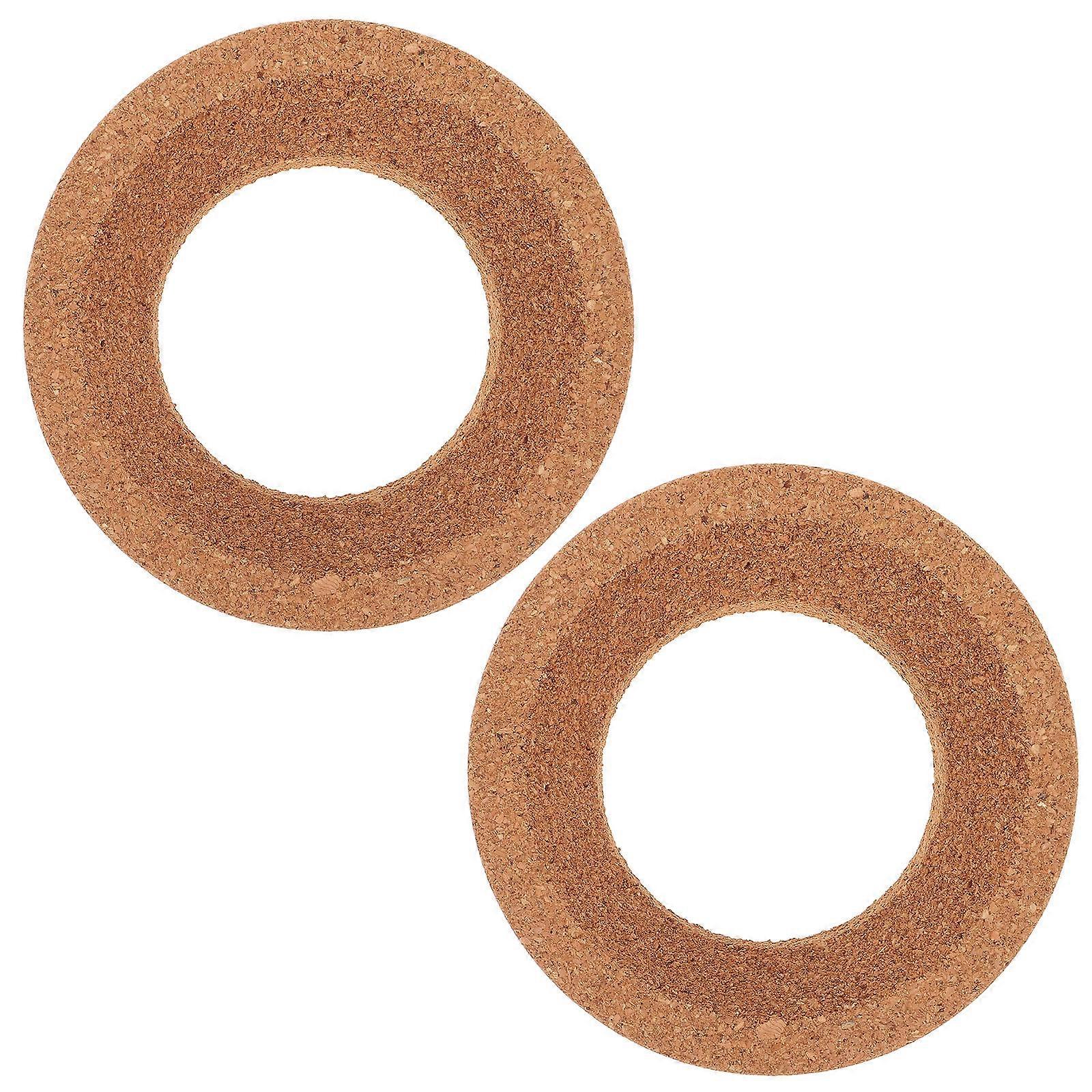 Flask Support Base Cork Rings For Laboratory Use Protection 4.72Inch Diameter Round Bottom Stable Support 2Pcs