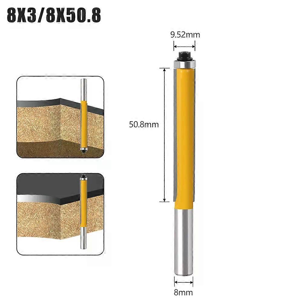 8mm Shank Flush Trim Router Bit fresas para router madera Cutter Carbide fresas para tupia de madeira
