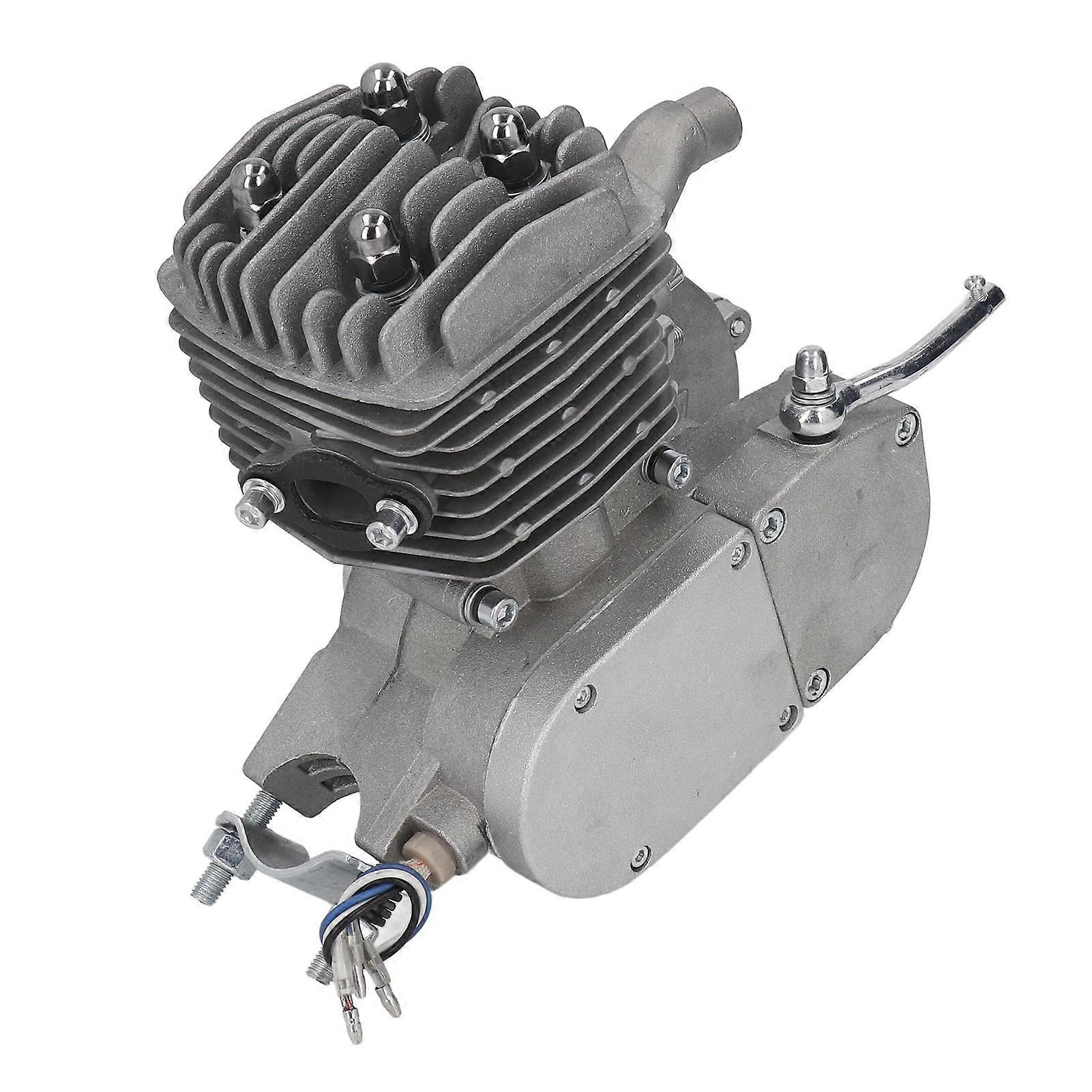 80CC 2 Stroke Single Cylinder Air Cooled Motorized Bike Engine