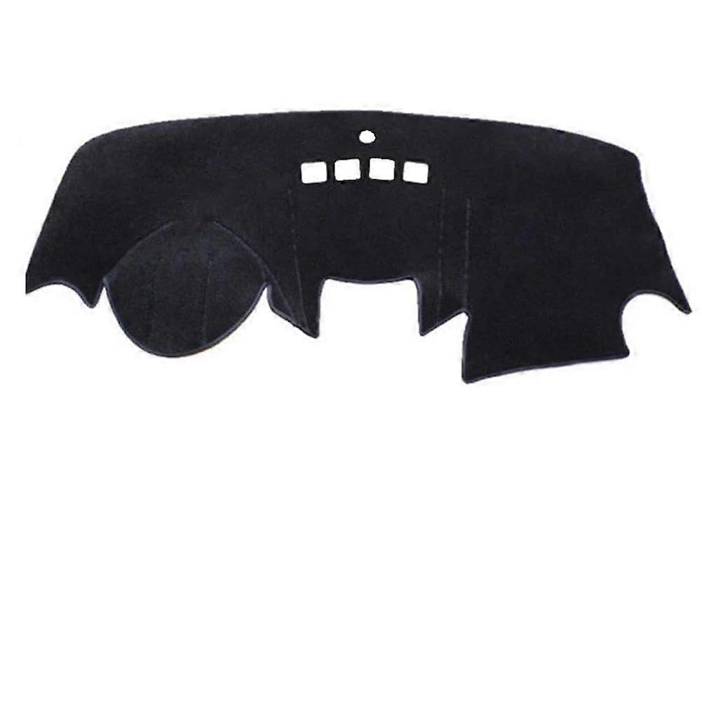 Auto Dashboard Cover for Ford Fiesta 2009-2018, Matte Carpet Pad with Blue Edges, For Protection and Style