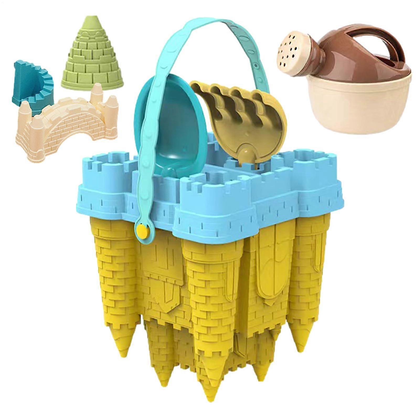 Beach Toy Set: Light Tools and Sorted Sculpture Parts for Kids, Portable Activity Pack with Carry Bag