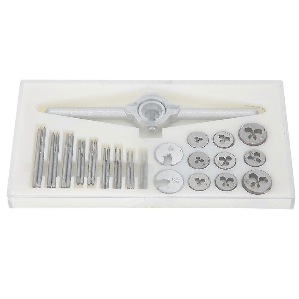31pcs/set Metal Screw Tap & Die Set External Thread Cutting Tapping Hand Tool Kit