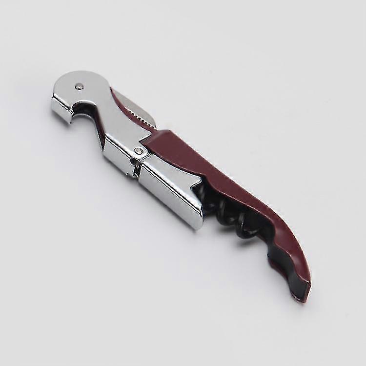 Bottle opener, two-piece set, stainless steel material, foldable and easy to open