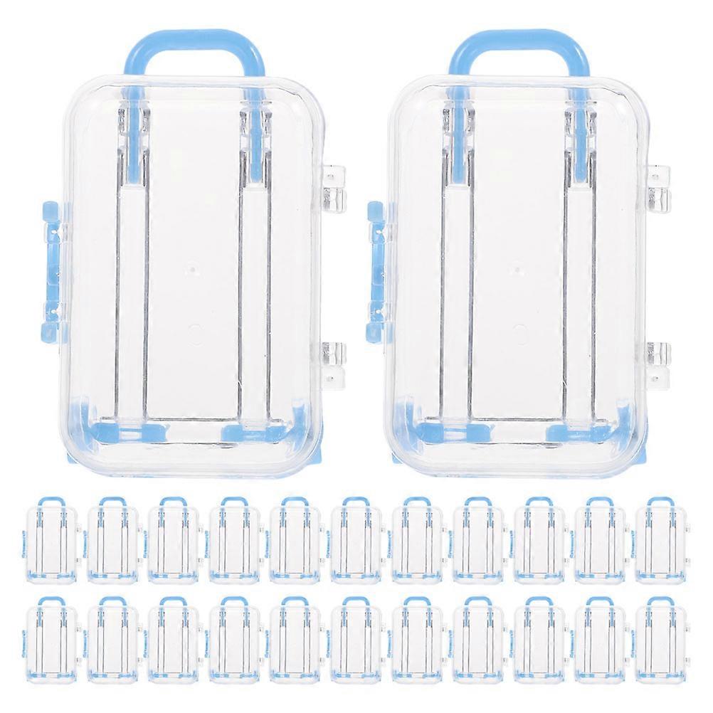 Skyblue Mini Suitcase Candy Box for Party Favors and Gifts with Sturdy Material 24pcs