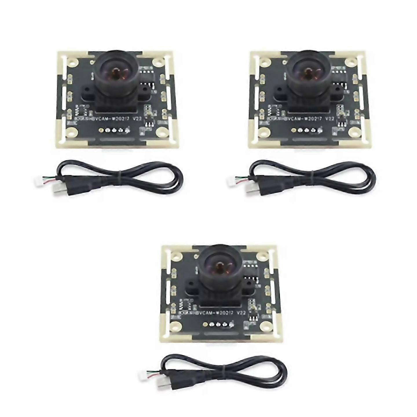 For 3pcs Camera Module 100 Degree Ov9732 2m Cable 1280x720 30fps