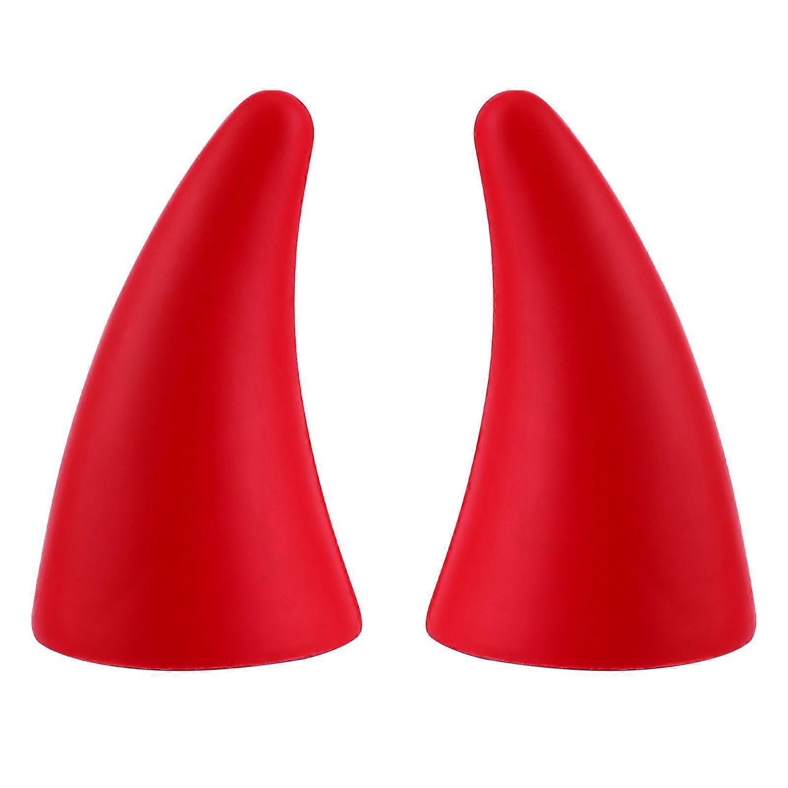 2 buc Car Styling Devil Coarne autocolant Bumper Protector automobile decorare