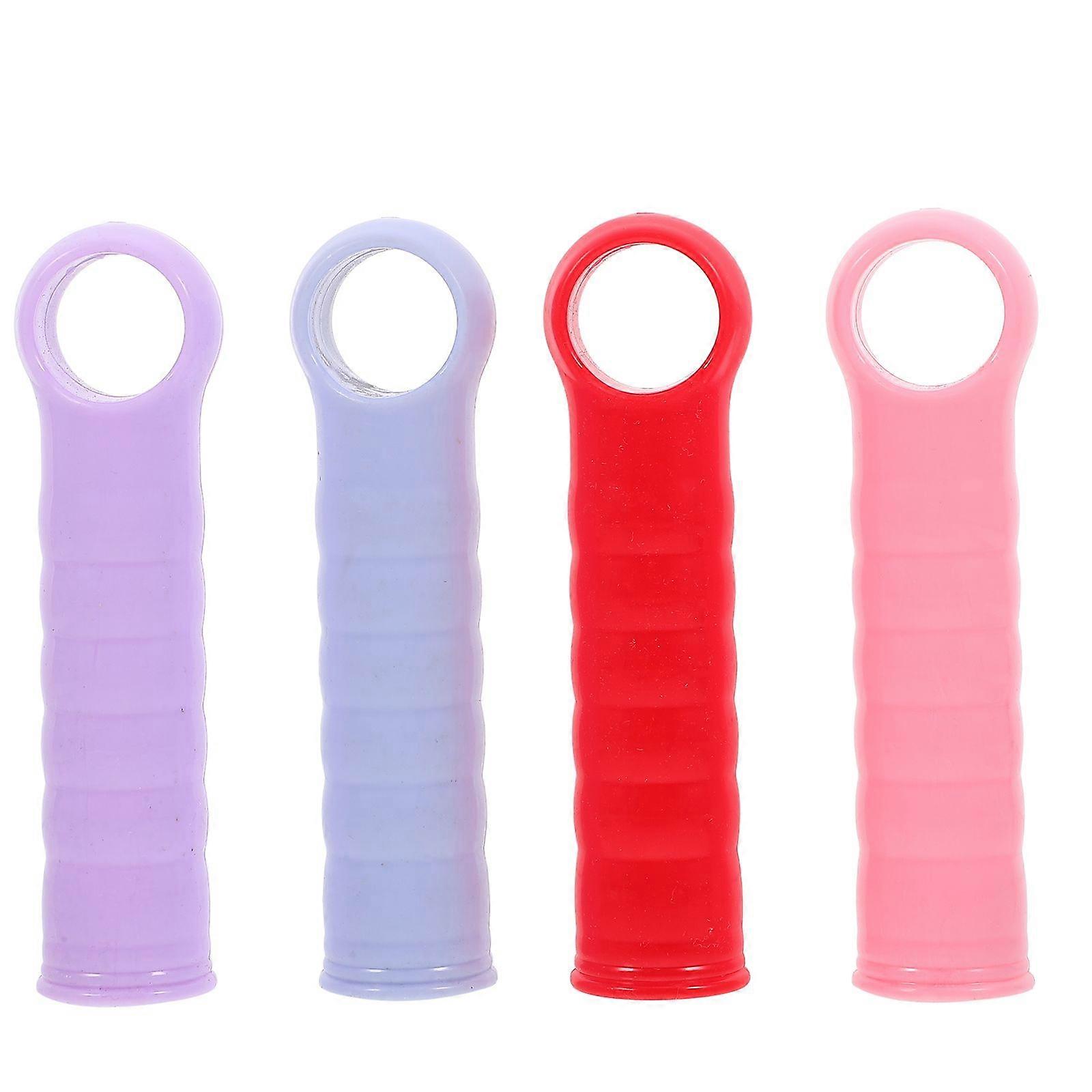 4pcs Mop Handles End Caps Replacement Dustpan Rod Plastic Handle Mop Handle End Cap