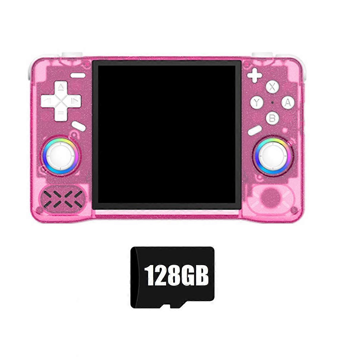XF40H Retro Handheld Game Console 128G 4.0In IPS Screen Linux Support WiFi RGB 3D Joystick Portable Pocket Game Player C