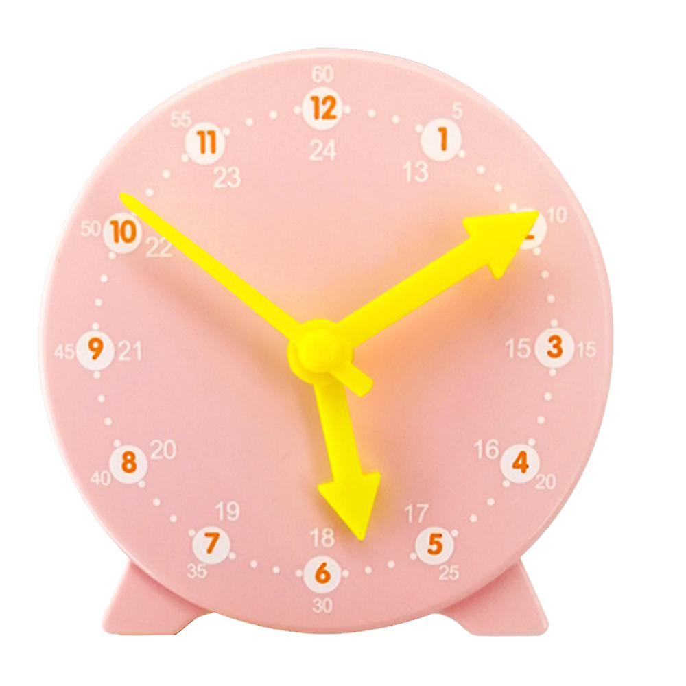Wealth Learning Clock For Kids, Student Learning Clocks,pink