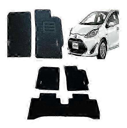 Aqua 3 Pcs Black Coil Floor Mats  Model 2012-