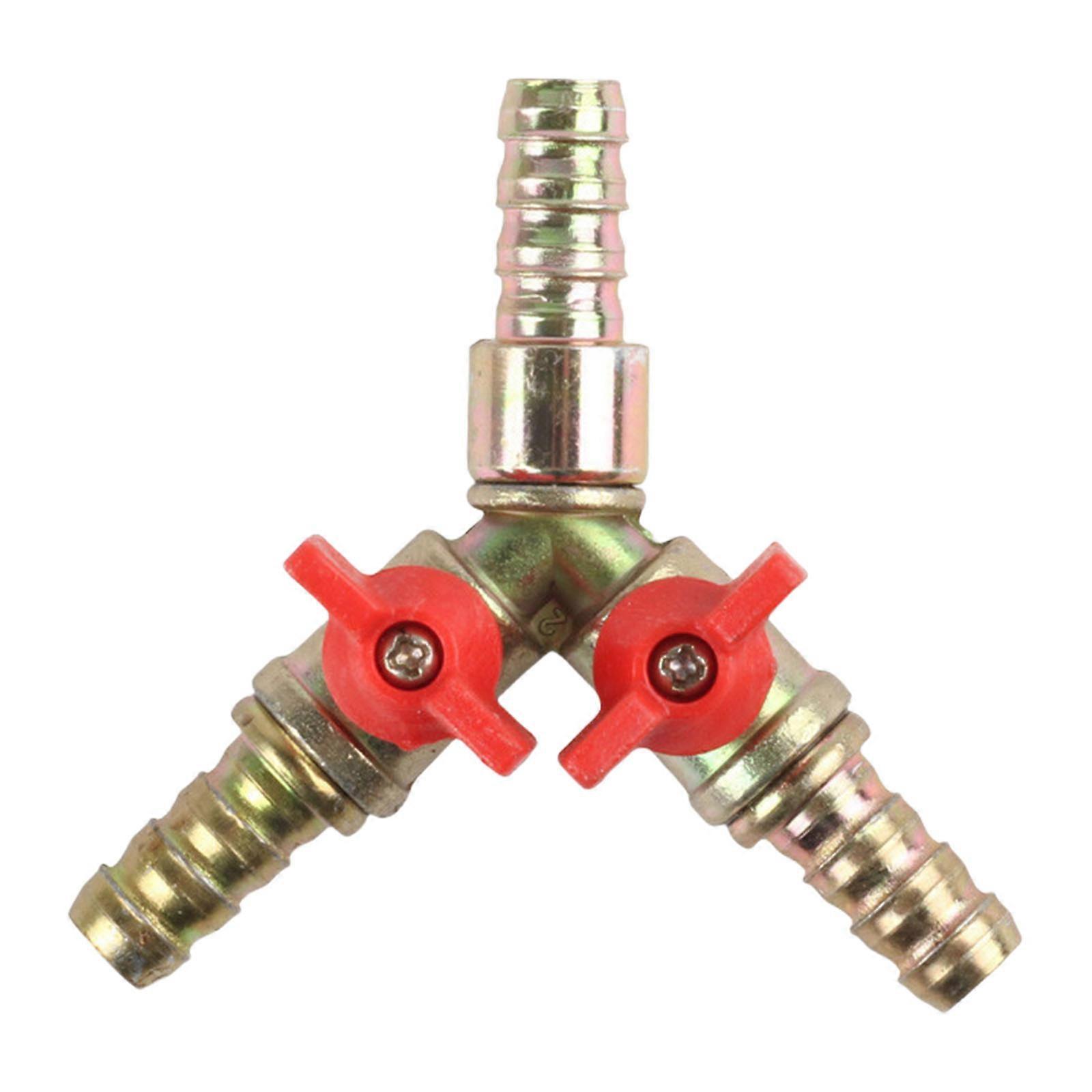 High Pressure Resistant Recyclable Y Type Valves Fitting Hose Adapter For Efficient Liquid Diversion In Vehicle Engines  Copper M12 three way