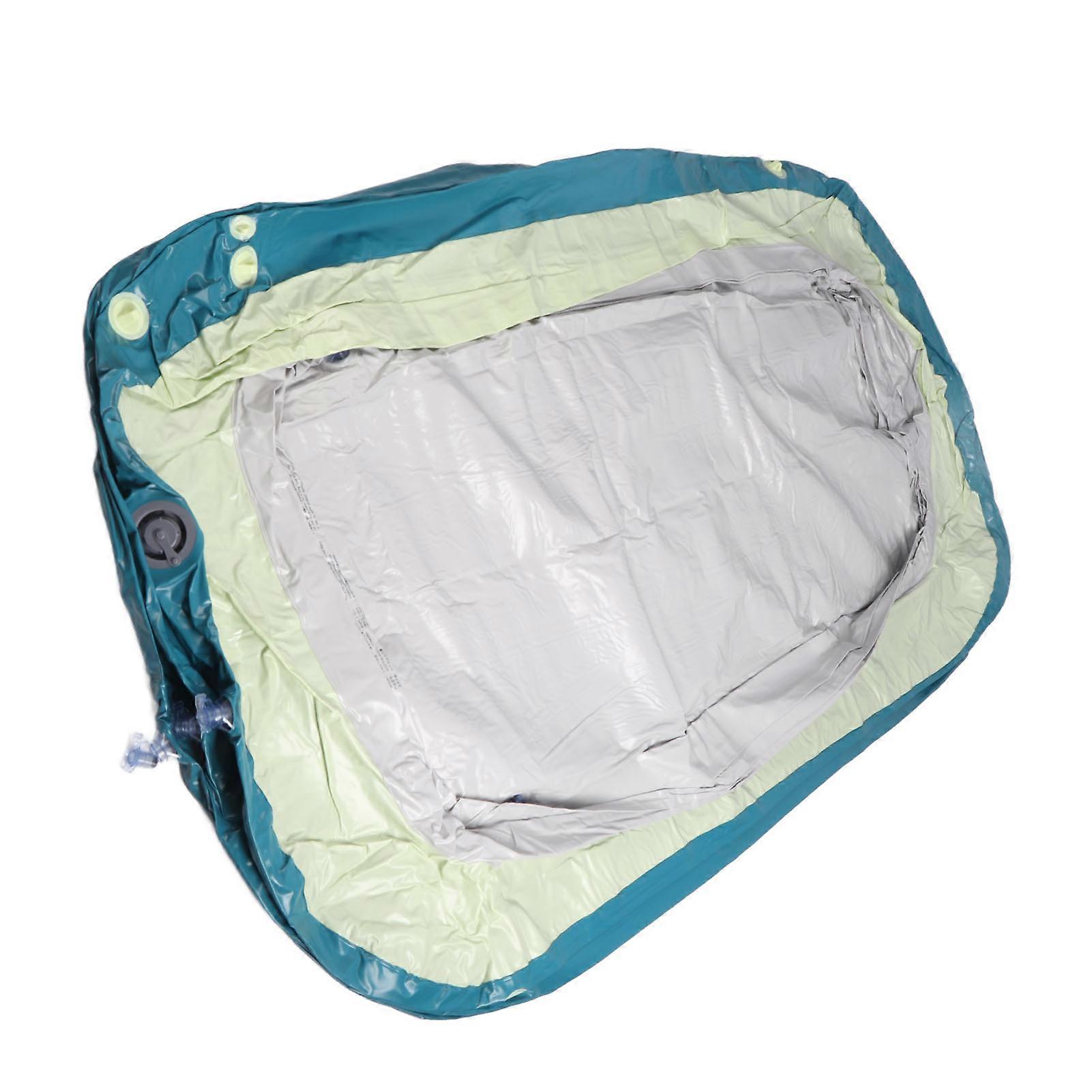 3M Green Inflatable PVC Pool with Canopy & Slide for Home