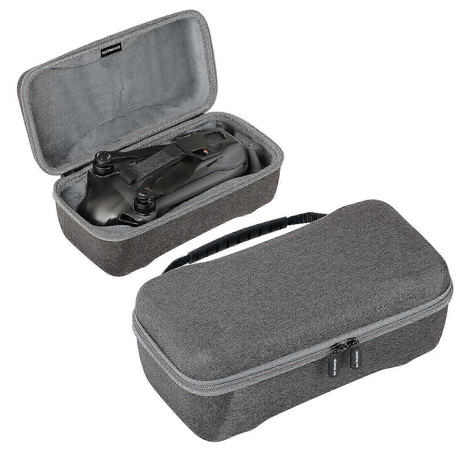 Carrying case for DJI Mavic 4 Pro drone with sunnylife storage bag in grey