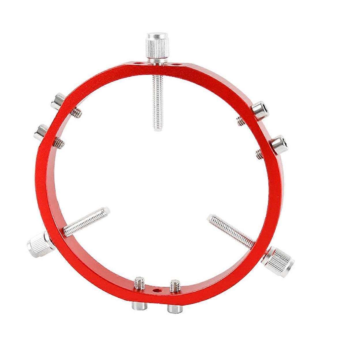 Star Finder Mount 3-Point Astrophotography Guide Locking Rings for Telescope Mount Finder Pointer 120mm Red