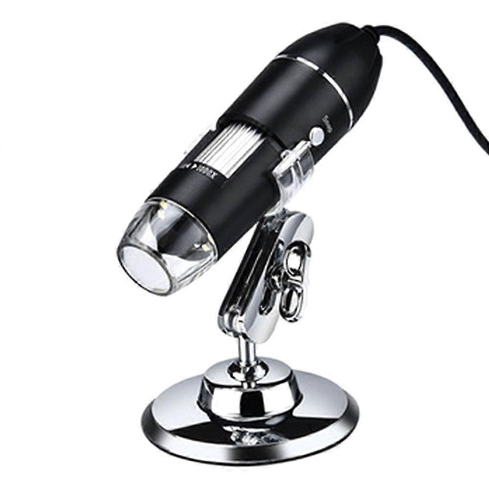Microscope numérique USB 3 en 1, caméra endoscopique, grossissement réglable avec support PC, 1600X
